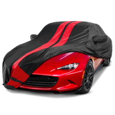 Mazda Miata MX-5 Black Red Pro Series Car Cover